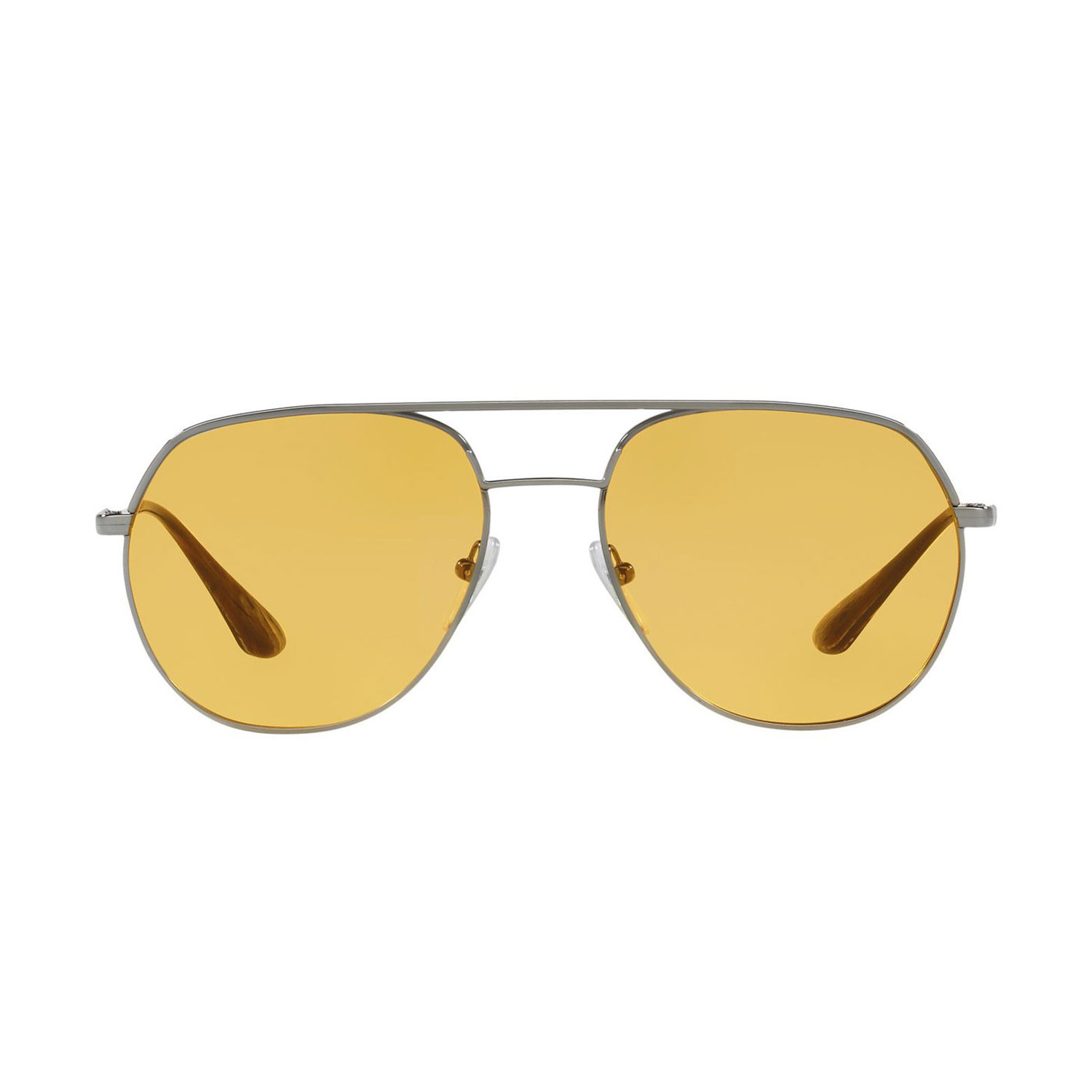 Prada // Men's Geometric Sunglasses // Gunmetal + Orange - Fendi, Prada ...