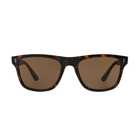 Burberry // Men's Classic Sunglasses // Dark Havana + Brown