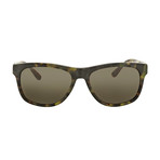 Burberry // Men's Classic Sunglasses // Havana + Gold + Black