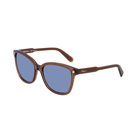 Men's Square Sunglasses // Brown + Gray