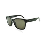 Ferragamo // Men's Square Sunglasses // Black + Gray
