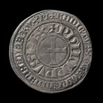 Knights Templar France. Philip IV Le Bel // Silver Coin