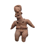 Pre-Columbian Seated Man // Mexico, c. 100 BC - AD 200