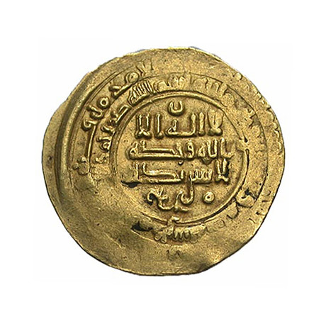 Ancient Islamic. Abbasid Caliphate // Gold dinar, circa 934-940 AD