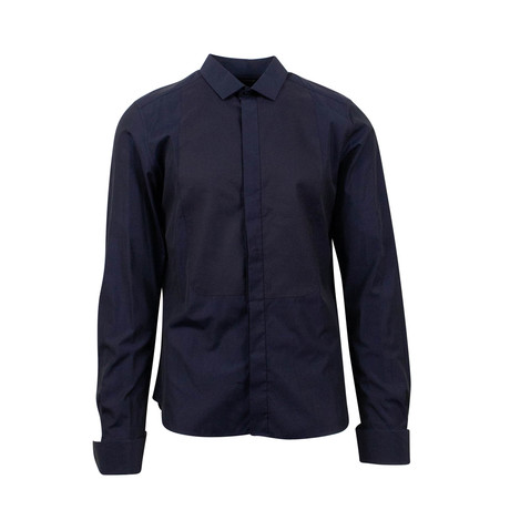 Button Down Shirt // Navy Blue (US: 15R)
