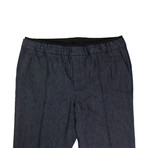 Concealed Elastic Waist Cuffed Pants // Denim Blue (Euro: 44)