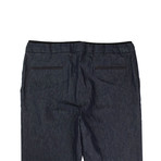 Concealed Elastic Waist Cuffed Pants // Denim Blue (Euro: 44)