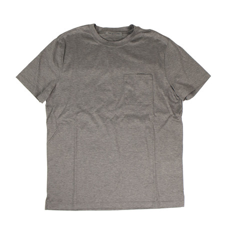 Tree Design T-shirt // Gray + Teal (S)