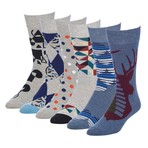 Agent Stag Crew Sock // Pack of 6