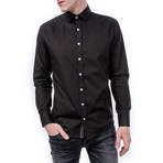 Guido Slim Fit Shirt // Black (S)