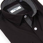 Guido Slim Fit Shirt // Black (XL)