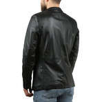 Hindley Leather Jacket // Black (3XL)