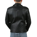Sagan Leather Jacket // Black (XL)