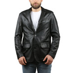 Hindley Leather Jacket // Black (XL)
