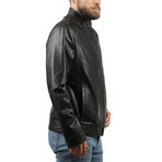 Vegas Leather Jacket // Black (M)