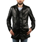 Venedik Leather Jacket // Black (3XL)
