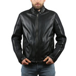 Melinda Leather Jacket // Black (M)