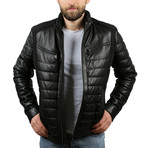 Louis Leather Jacket // Black (M)