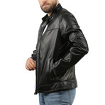 Pompei Leather Jacket // Black (M)