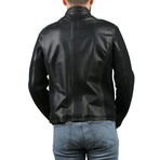 Melinda Leather Jacket // Black (3XL)