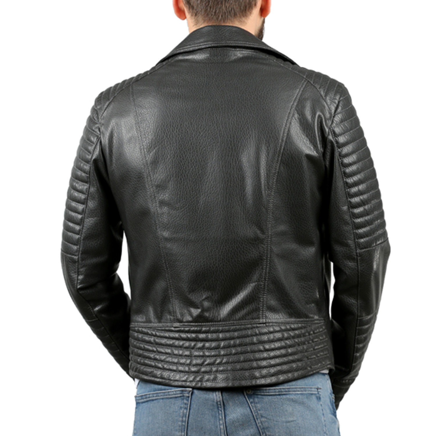 Vegas Leather Jacket // Gray (2XL) - Franko Armondi - Touch of Modern