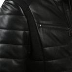 Louis Leather Jacket // Black (3XL)