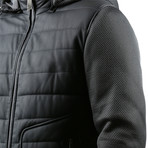 Tafta Leather Jacket II // Navy Blue (M)