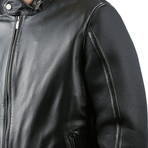 Melinda Leather Jacket // Black (M)