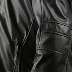 Pompei Leather Jacket // Black (3XL)