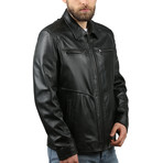 Grando Natural Leather Jacket // Black (XS)