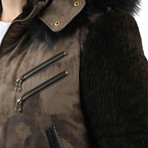 Army Leather Jacket // Mink (S)