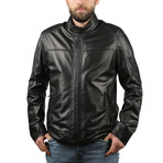 Pompei Leather Jacket // Black (XL)