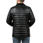 Cardi Natural Leather Jacket // Black (XL)