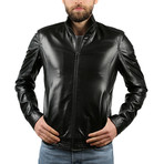 Jenson Venedik Leather Jacket // Black (L)