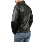 Vegas Leather Jacket // Black (XS)