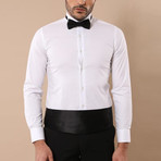 Jacob Tuxedo Shirt // White (L)