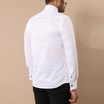 Moses Tuxedo Shirt // White (L)