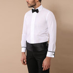 Xavier Tuxedo Shirt // White (S)
