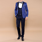 Rodrick 3-Piece Slim Fit Suit // Blue (Euro: 48)