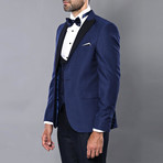 Nathan Slim Fit 3-Piece Suit // Navy (Euro: 44)
