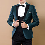 Trevor 3-Piece Slim Fit Suit // Green (Euro: 46)