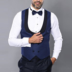 Nathan Slim Fit 3-Piece Suit // Navy (Euro: 44)