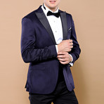 Andreas Slim Fit 3-Piece Tuxedo // Navy (Euro: 54)