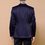 Andreas Slim Fit 3-Piece Tuxedo // Navy (Euro: 52)