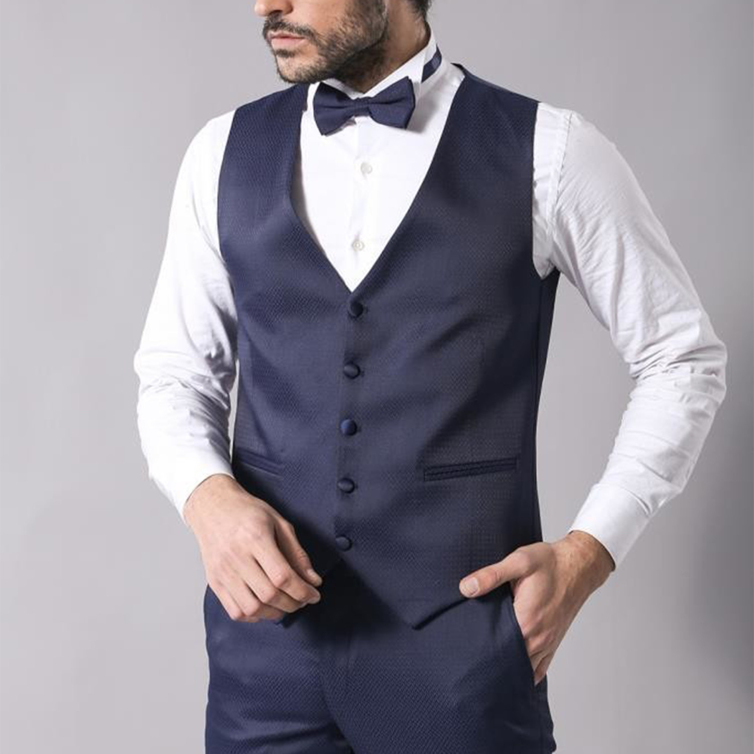 Rodney Slim Fit 3-Piece Suit // Navy (Euro: 48) - wessi - Touch of Modern