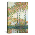 Poplars on the Banks of the Epte, Autumn, 1891 (12"W x 18"H x 0.75"D)