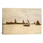 The Outer Harbour at Zaandam, 1871 (18"W x 12"H x 0.75"D)