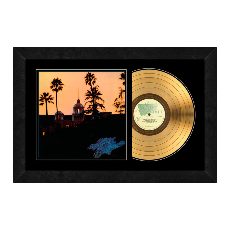 Classic Gold Records 24K Gold Plated Record Displays Touch of Modern