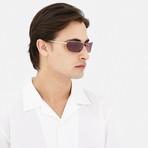Unisex Zebedia Sunglasses (Bordeaux)