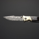 The Calf Damascus Steel Pocket Knife